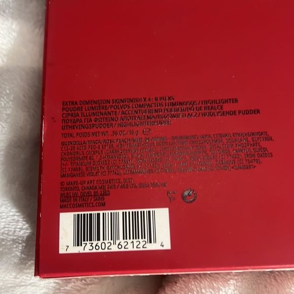 M•A•C extra dimensions skin finish luminizer  x4 AUTE CUTURE STARRING ROSALÍA - Picture 7 of 13